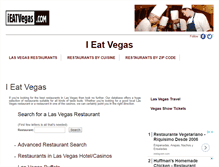 Tablet Screenshot of ieatvegas.com